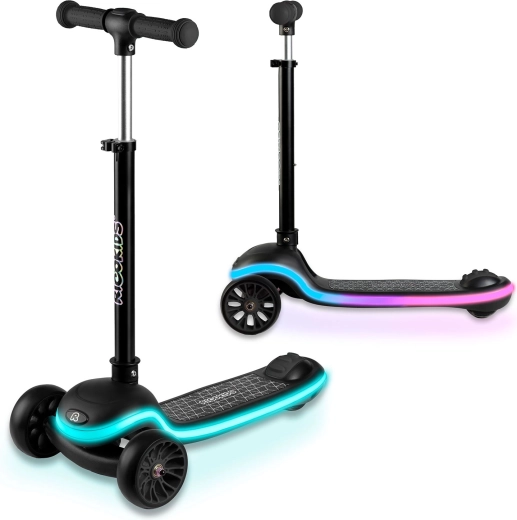 Quick folding and height-adjustable handlebars