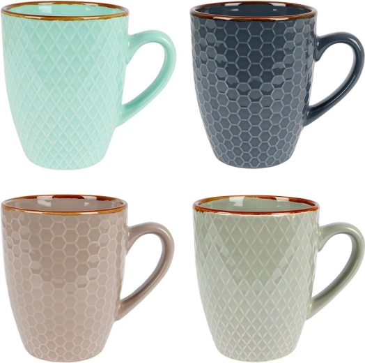 Stiilne reljeefne disain eri värvitoonides