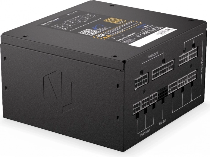 Endorfy Supremo FM6 850 W – täielikult modulaarne ATX 3.1 toiteplokk 80 PLUS Gold sertifikaadiga