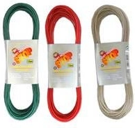 Metallist pesunöör 15 m plastkattega