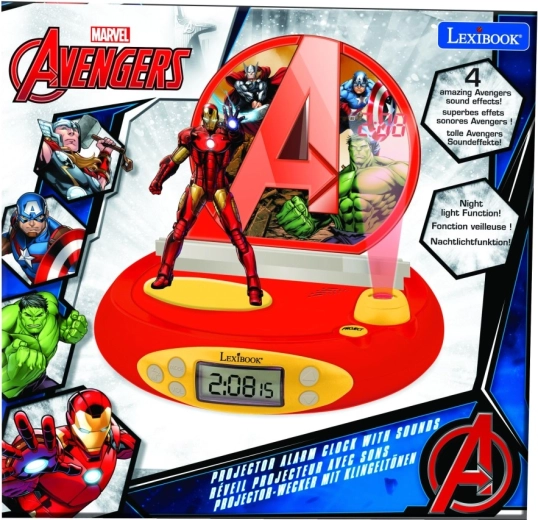 3D projektoriga äratuskell Avengers Iron Man