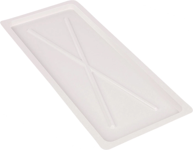 Metpol valge nõrutus-/tilgaalus 55 × 24 cm 60 cm kapisisesele nõudekuivatile