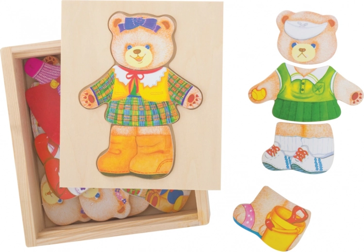 Puidust riietamispusle emakaruga BIGJIGS TOYS