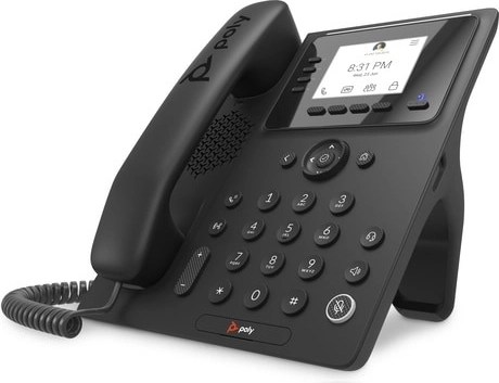 Poly CCX 350 äritelefon Microsoft Teamsi jaoks PoE-toega