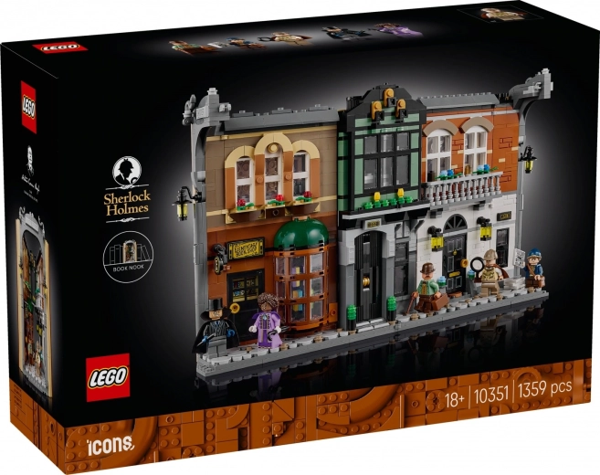 Lego Icons Sherlock Holmes: raamaturiiulivahes (book nook)