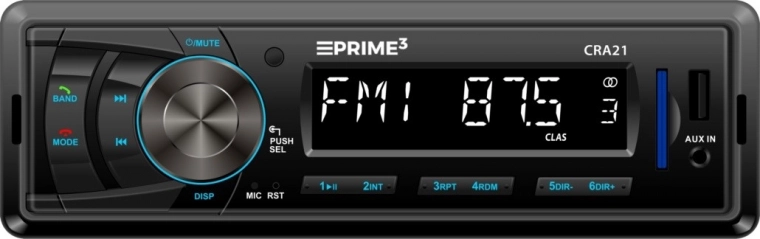 Auto-raadio CRA21 BT FM handsfree’iga
