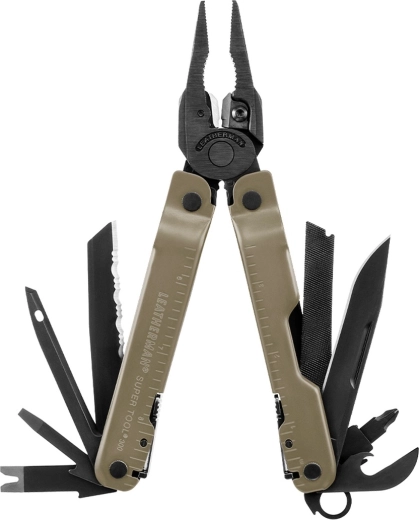 Leatherman Super Tool 300M coyote tan multifunktsionaalne tööriist 18 funktsiooniga