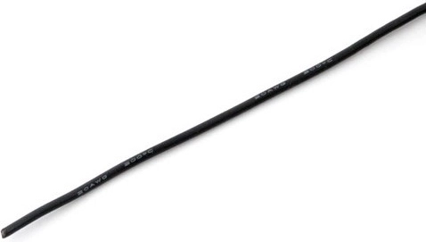 MSP silikoonjuhe 0,5 mm² (20 AWG), must, 1 m – 1 tk