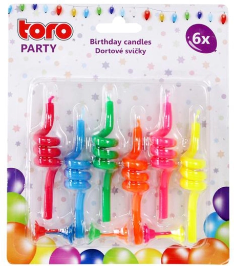 Spiraalsed tordiküünlad alusega 8,8 cm, 6 tk
