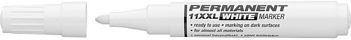 Valge permanentmarker ICO 11 XXL