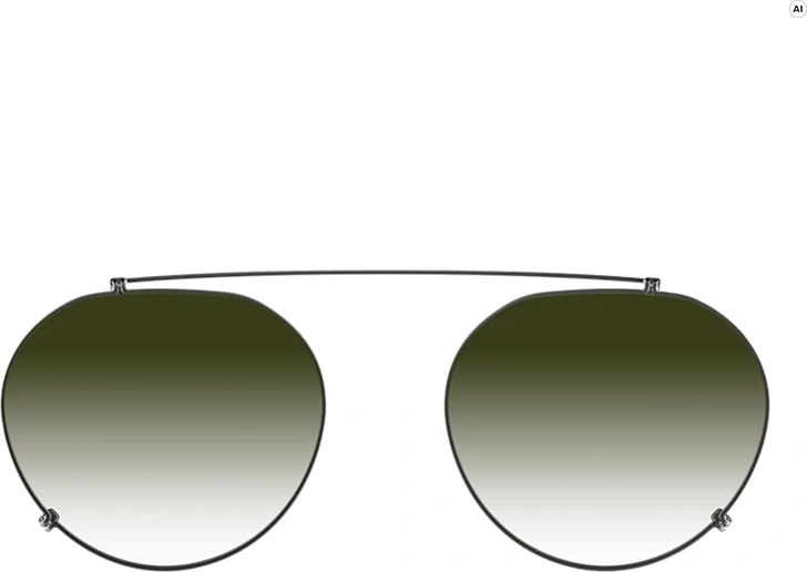 Sun clip-on with case Even Realities g2a (green)