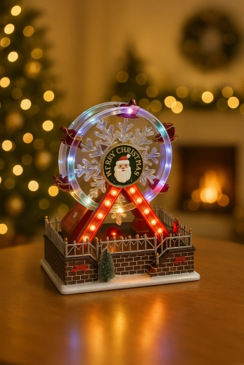 Light, movement and music in one decoration