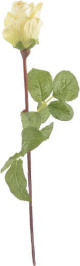 Helekollane kunstroos 51 cm