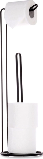 Metallist tualettpaberi alus, must, 54 cm