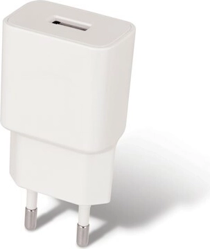 Maxlife võrgulaadija 2.1A micro USB kaabliga, valge
