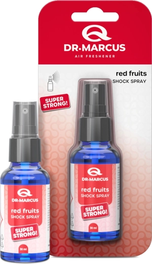 Dr. Marcus Shock Spray punaste puuviljade lõhnaga õhuvärskendaja