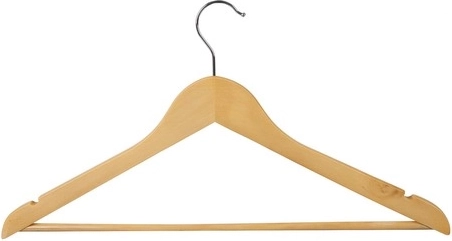 Trouser bar and swivel metal hook