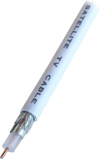 Solight coaxial cable CC120 20 m white - 1 piece