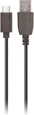 Setty microUSB laadimiskaabel 1 m, 2 A, must