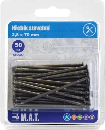 Ehituse naelad 70 × 2,8 mm, 50 tk