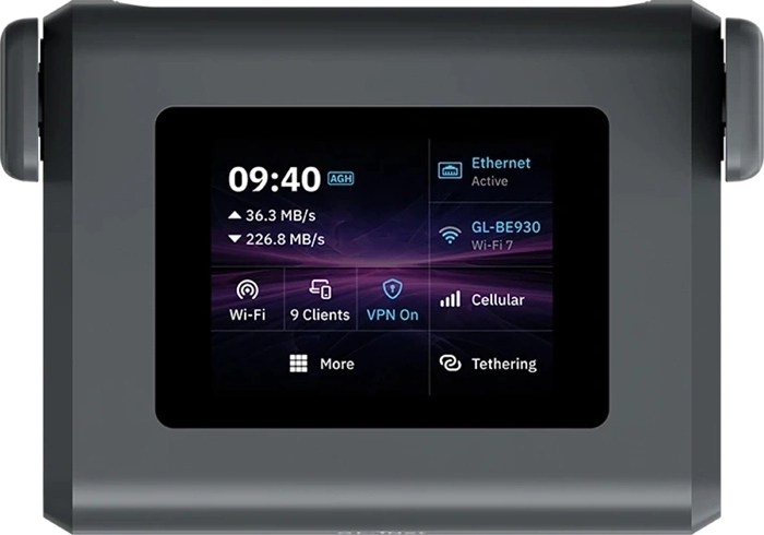 Clear control via the touchscreen