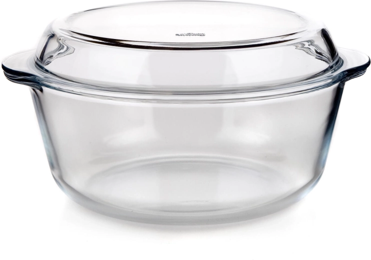 Glass Round Roaster with Lid 4.1 l