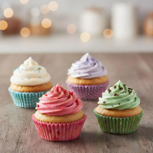 Baby-muffinite paberist vormide komplekt – 100 tk