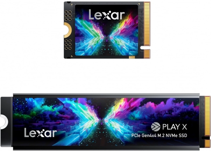 Lexar PLAY X 512GB sisemine SSD M.2 NVMe PCIe 4.0 koos 2280-adapteriga