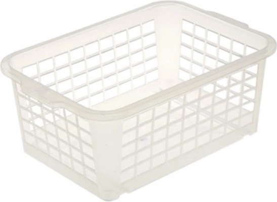 Virnastatav plastkorv, läbipaistev, 25 × 17 × 10 cm