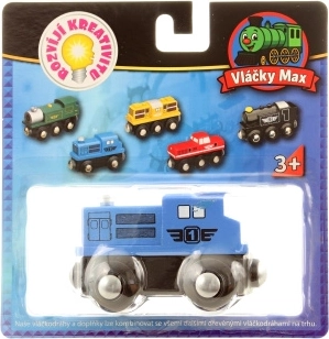Maxim wooden diesel locomotive