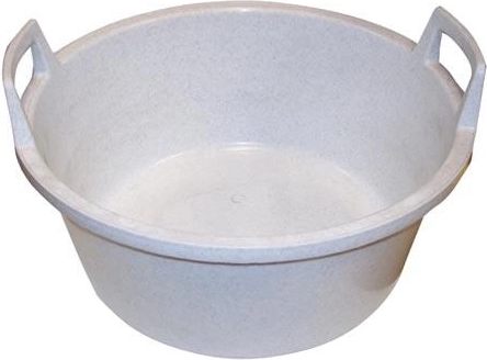 Plastikust pesukauss 56 cm sangadega, graniit