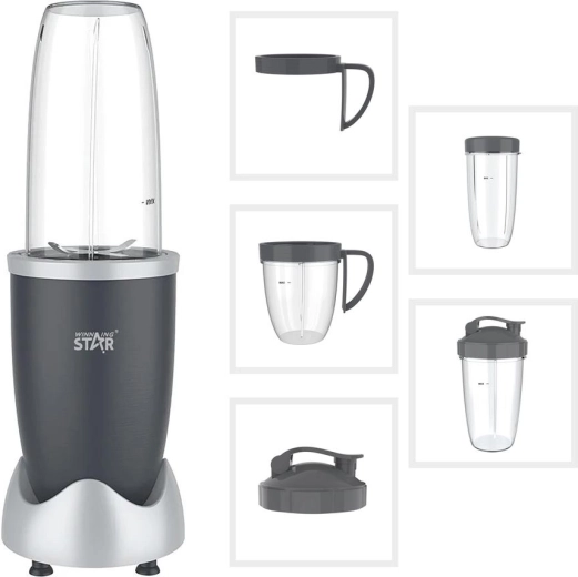 WinningStar multifunktsionaalne blender 900 W anumatega 950 ml, 700 ml ja 500 ml