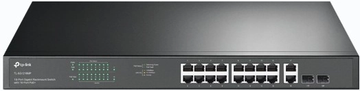 Switch 16 GE PoE+ pordiga ning 2 GE ja 2 SFP pordiga