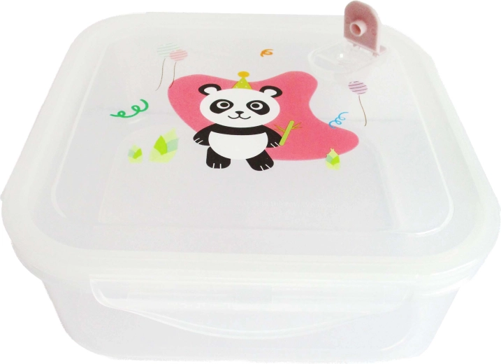 Plastist toidukarp Panda 1,2 l