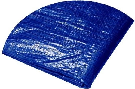 Ümmargune kattepresend aasadega 4,5 m, 120 g/m², sinine