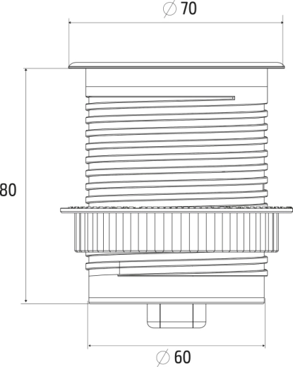 Easy countertop installation and compact dimensions