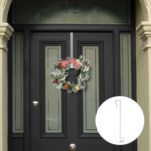 Läbipaistev plastist pärjarihm 35 cm