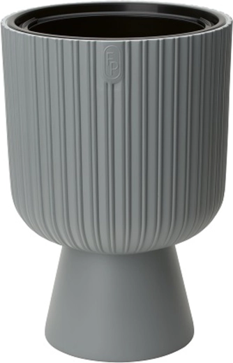 Lillepott Keli Mika 40 cm, plaatina, sisuga