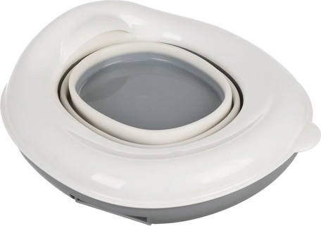 2-in-1 potty: free-standing and as a toilet seat reducer