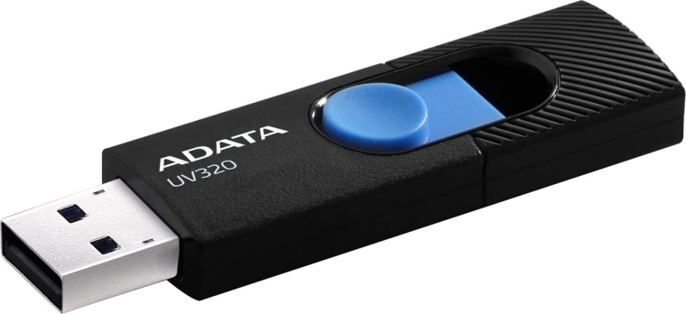 Mälupulk Adata UV320 32GB USB 3.2 Gen1 must-sinine