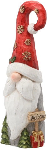 Jõulufiguur päkapikust Santa mütsiga LED-valgustusega, 66 cm