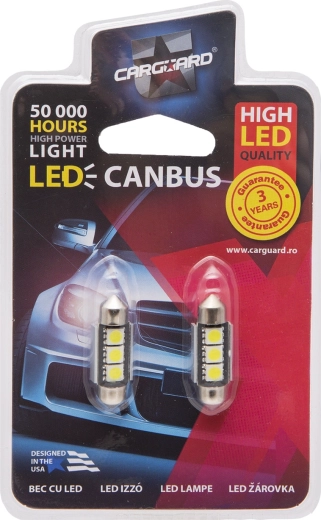 LED festoon bulb 36 mm 12 V 3 W