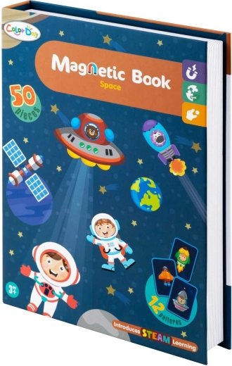 Over 50 magnetic pieces for endless combinations