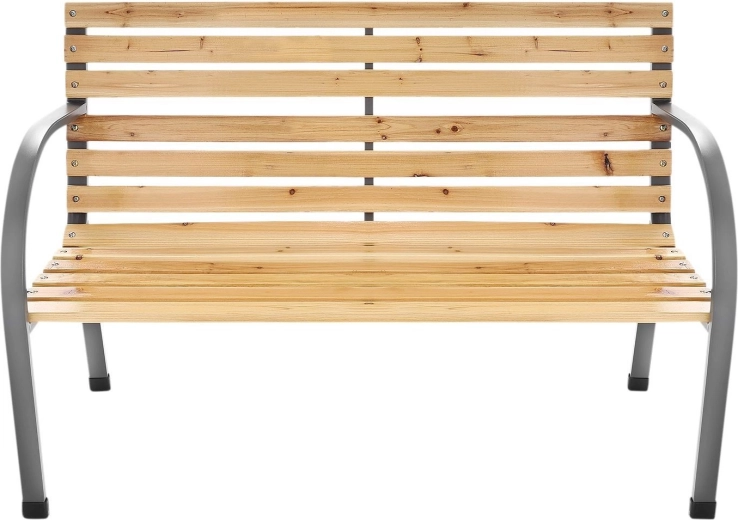 Puidust aiapink seljatoega 120 cm terrassile ja rõdule