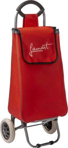 Lamart Mana ratastel ostukäru 35 l, punane