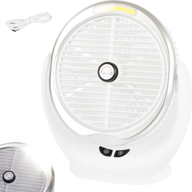 Lauaarvuti USB-ventilaator LED-valgustusega – Juhtmevaba