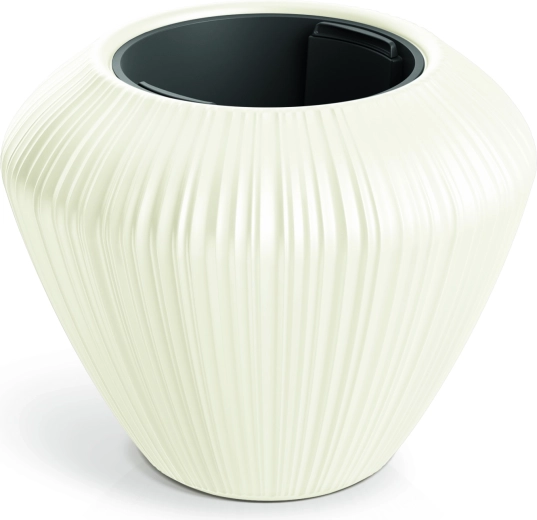 Oroha Flower Pot 38 cm White Chocolate