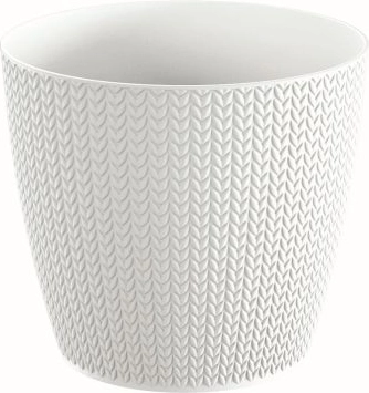 Wheaty lillepott 18,9 cm valge
