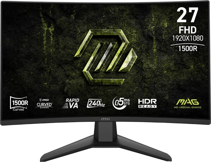 Kumerdatud mängumonitor 27" FHD 240 Hz MAG 274CF X24 – must