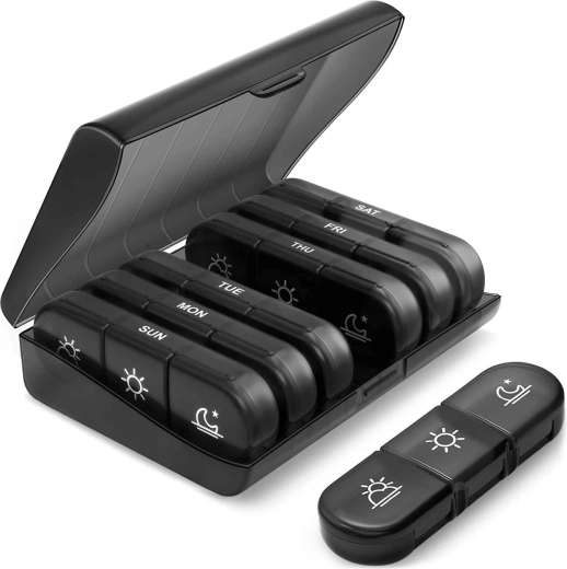 Renew Force weekly pill organizer for 7 days (3 doses per day)